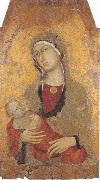 Simone Martini Madonna with Child (mk39) oil painting on canvas